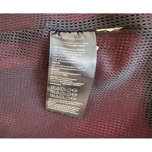 Tommy Hilfiger Jacket Womens Medium Coastal Yachting Sailing Colorblock Hooded - Picture 12 of 12